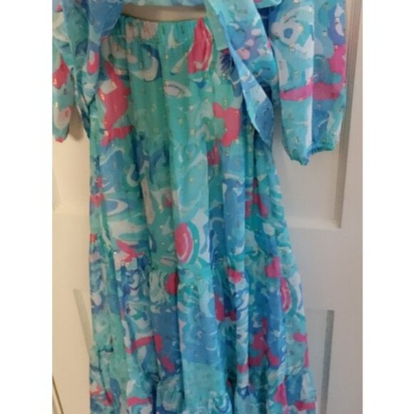 Peter Nygard Skirt Set Sz 8 Missy Spring Seaside New - Picture 4 of 12